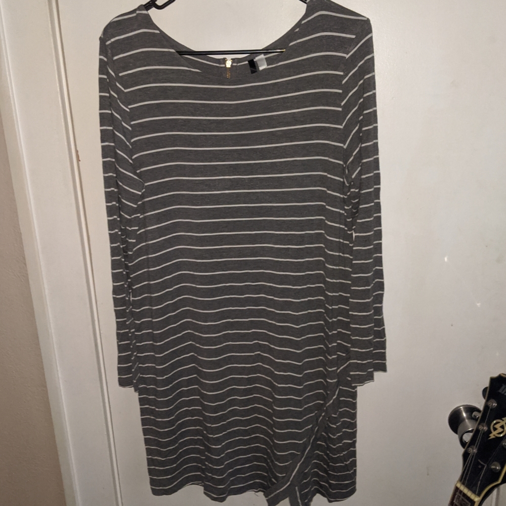 Long Sleeve Striped Dress